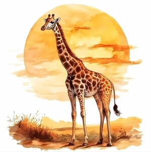 3pc=Giraffe Prints SPECIAL